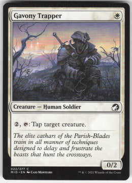 Gavony Trapper #22/277 Non-Foil