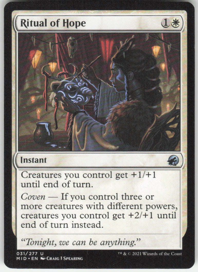 Ritual of Hope #31/277 Non-Foil
