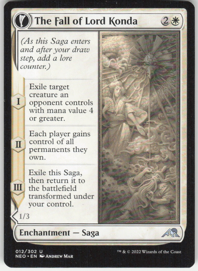 The Fall of Lord Konda // Fragment of Konda #12/302 Non-Foil