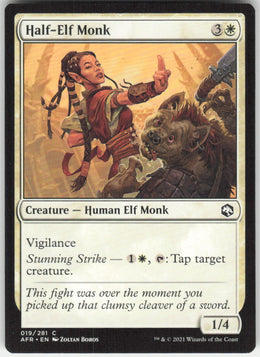 Half-Elf Monk #19/281 Non-Foil