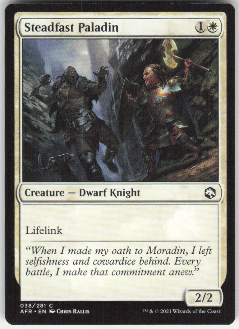 Steadfast Paladin #38/281 Non-Foil