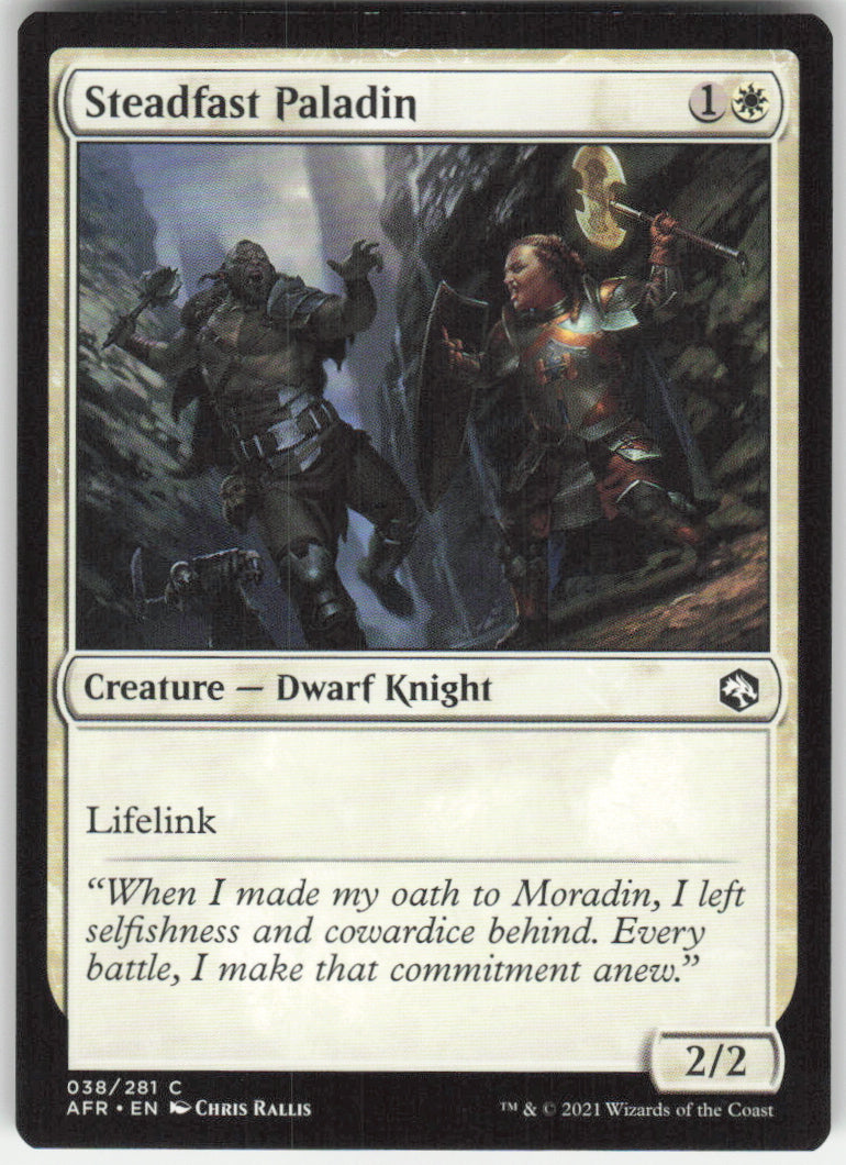 Steadfast Paladin #38/281 Non-Foil