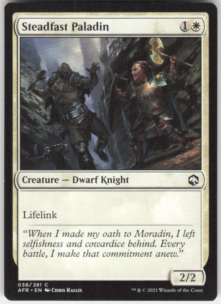 Steadfast Paladin #38/281 Non-Foil