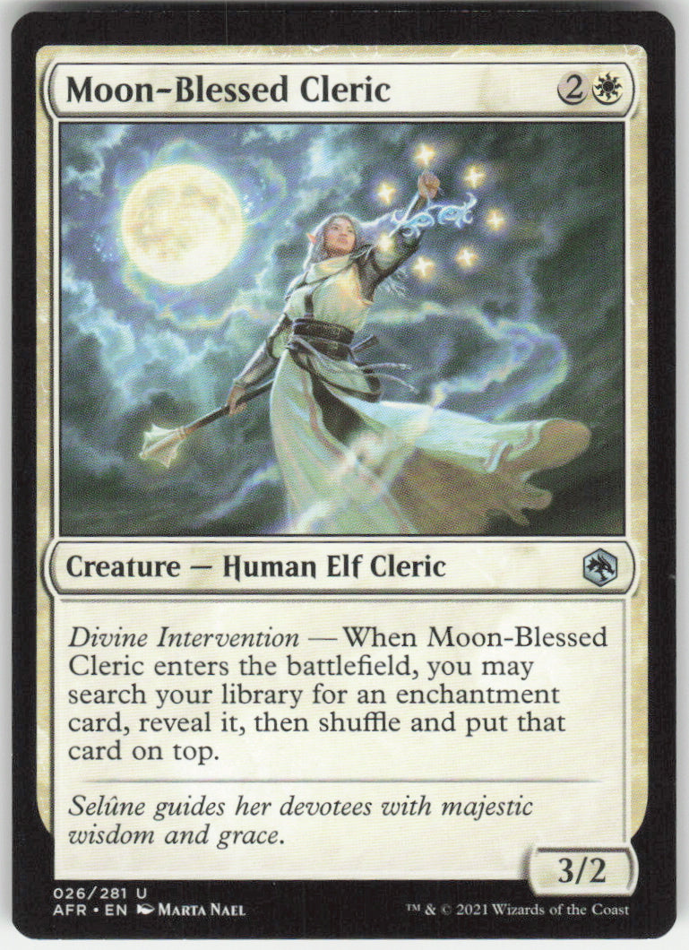 Moon-Blessed Cleric #26/281 Non-Foil