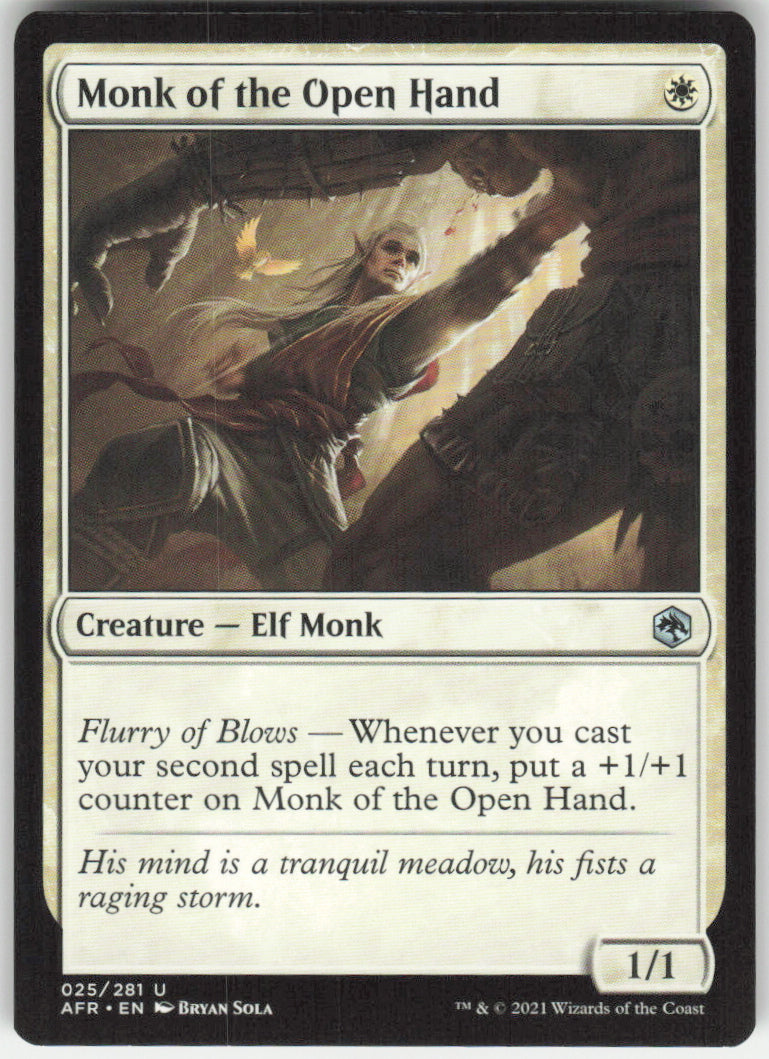 Monk of the Open Hand #25/281 Non-Foil