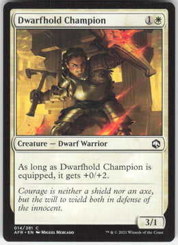 Dwarfhold Champion #14/281 Non-Foil