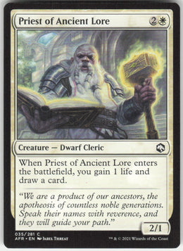 Priest of Ancient Lore #35/281 Non-Foil