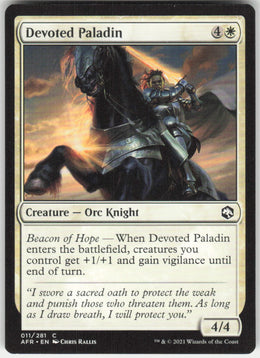 Devoted Paladin #11/281 Non-Foil