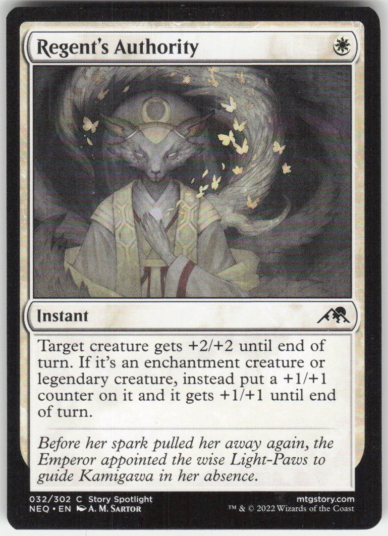 Regent's Authority #32/302 Non-Foil