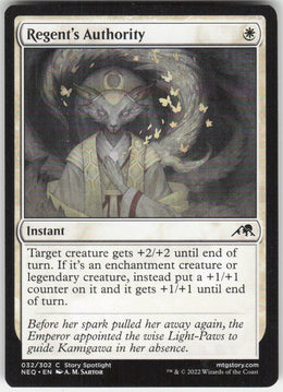 Regent's Authority #32/302 Non-Foil