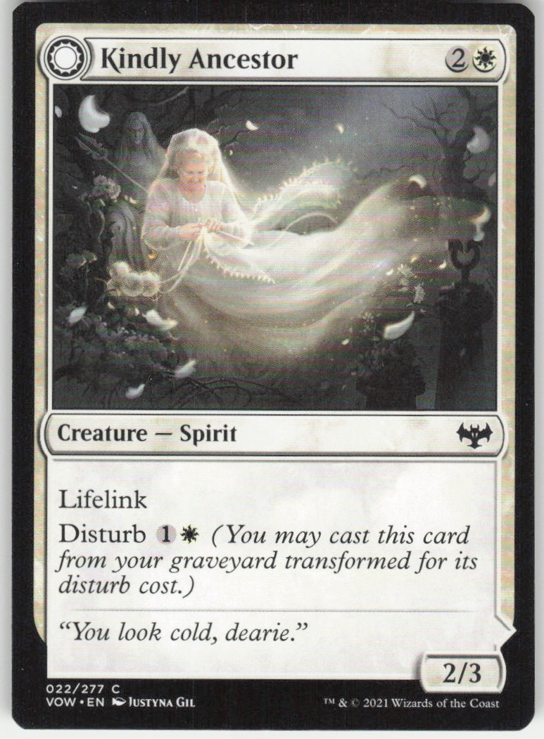 Kindly Ancestor // Ancestor's Embrace #22/277 Non-Foil