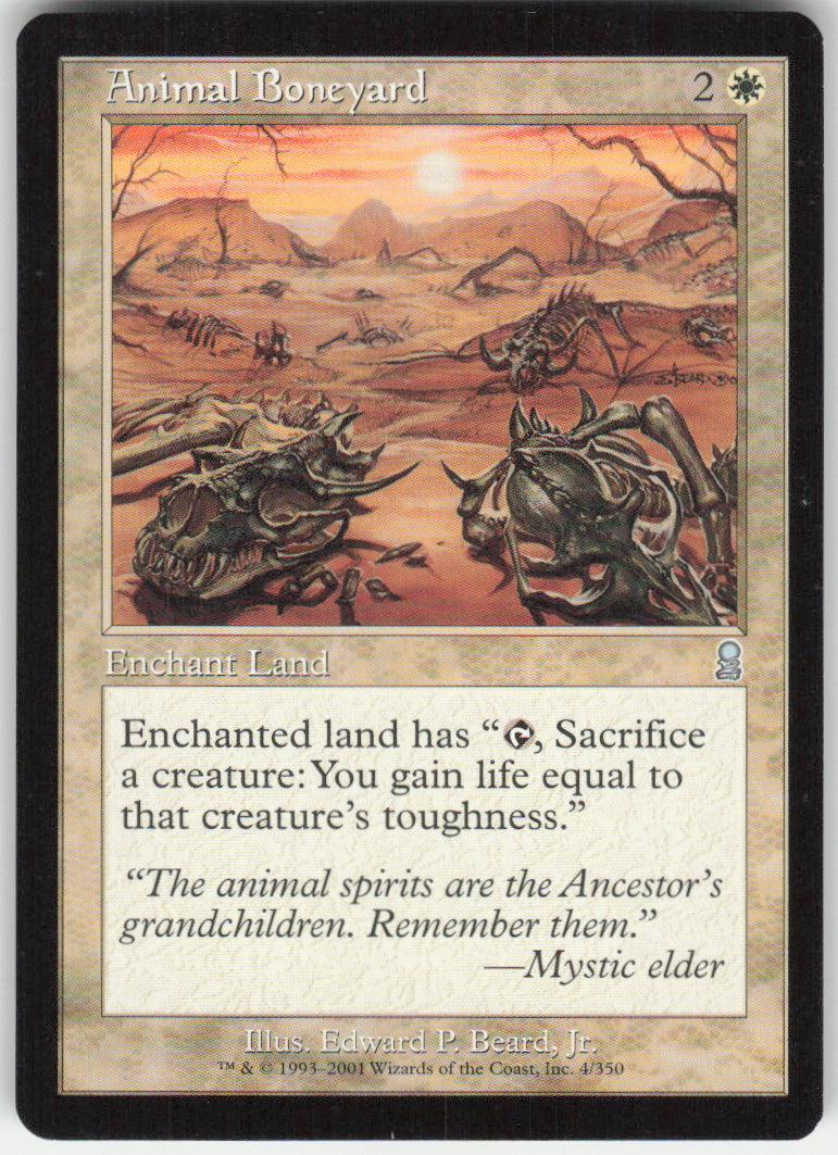 Animal Boneyard #4/350 Non-Foil