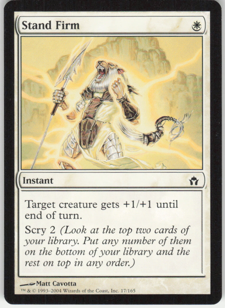 Stand Firm #17/165 Non-Foil