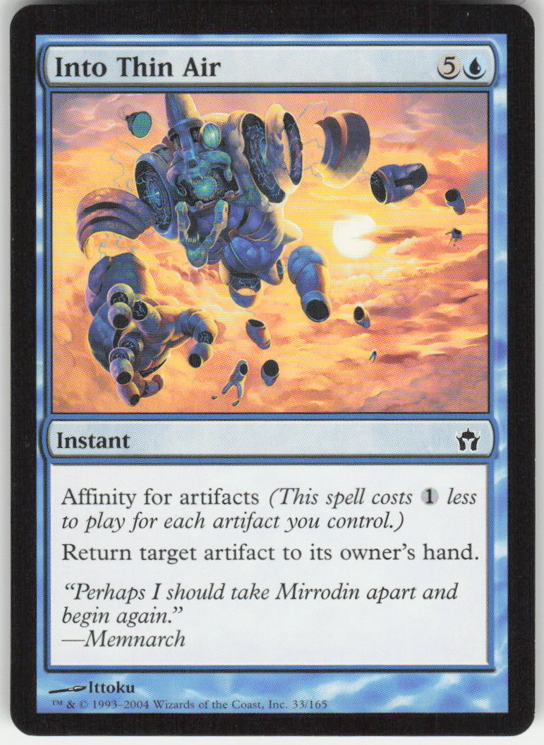 Into Thin Air #33/165 Non-Foil