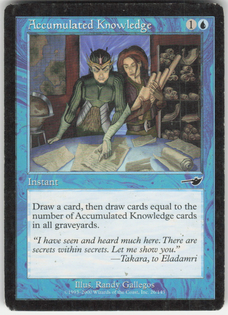 Accumulated Knowledge #26/143 Non-Foil