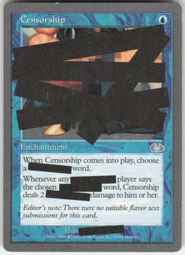Censorship #15/94 Non-Foil