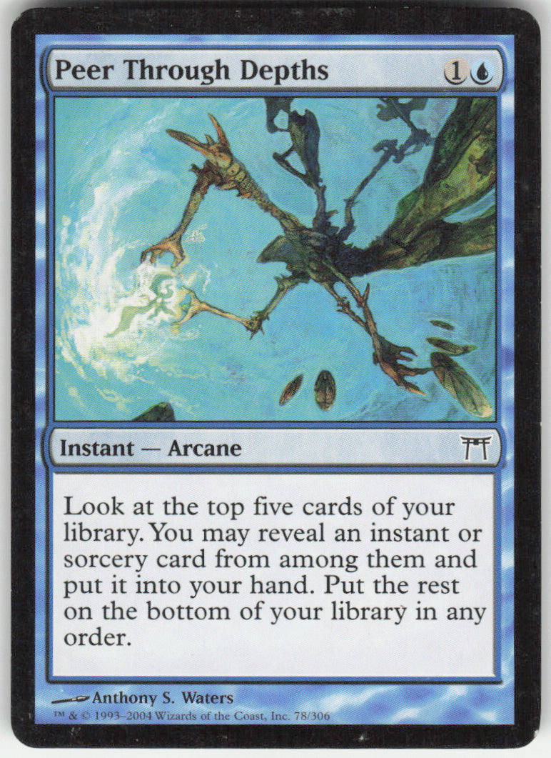 Peer Through Depths #78/306 Non-Foil