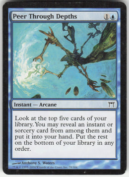 Peer Through Depths #78/306 Non-Foil