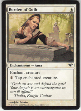 Burden of Guilt #4/158 Non-Foil