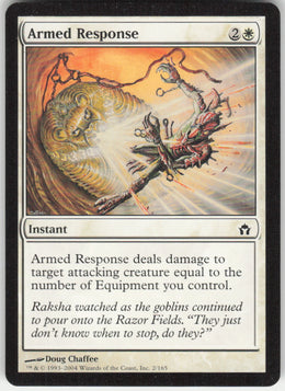 Armed Response #2/165 Non-Foil