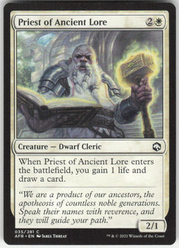 Priest of Ancient Lore #35/281 Non-Foil