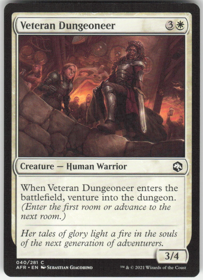 Veteran Dungeoneer #40/281 Non-Foil