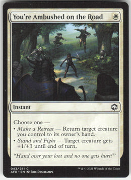 You're Ambushed on the Road #43/281 Non-Foil