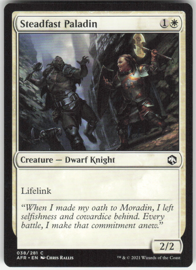 Steadfast Paladin #38/281 Non-Foil