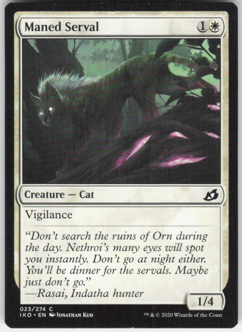 Maned Serval #23/274 Non-Foil