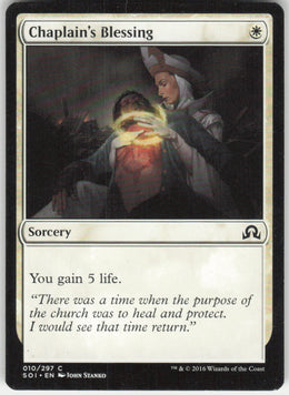 Chaplain's Blessing #10/297 Non-Foil