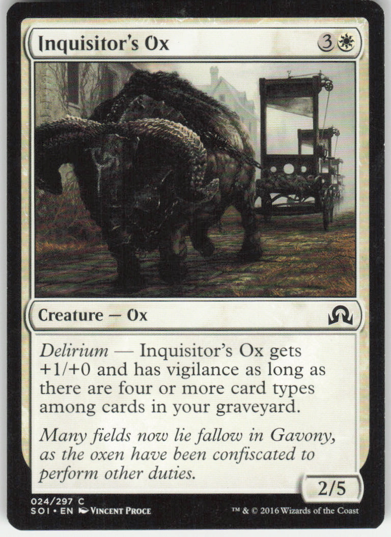 Inquisitor's Ox #24/297 Non-Foil