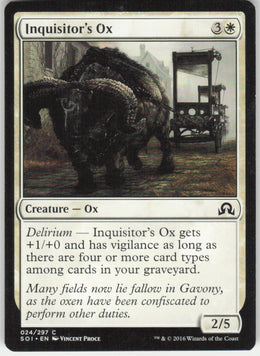 Inquisitor's Ox #24/297 Non-Foil