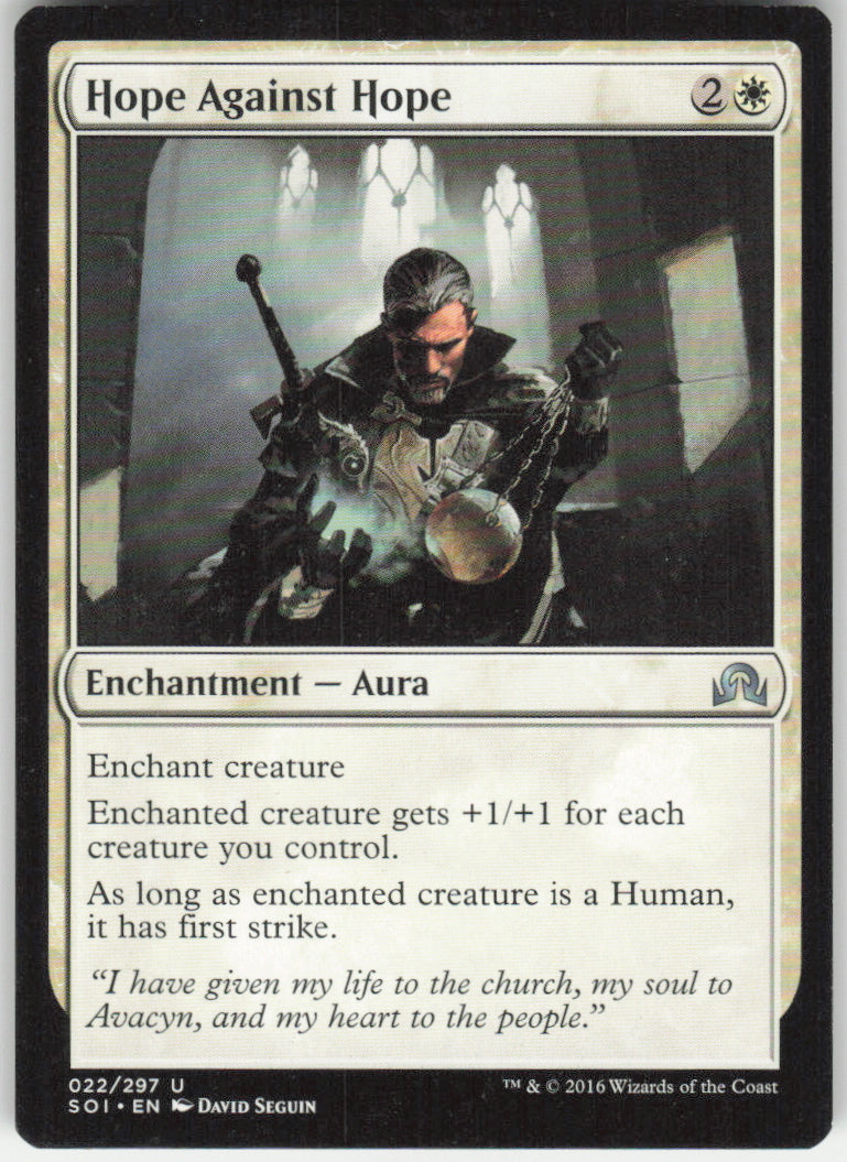 Hope Against Hope #22/297 Non-Foil