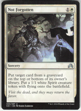 Not Forgotten #30/297 Non-Foil
