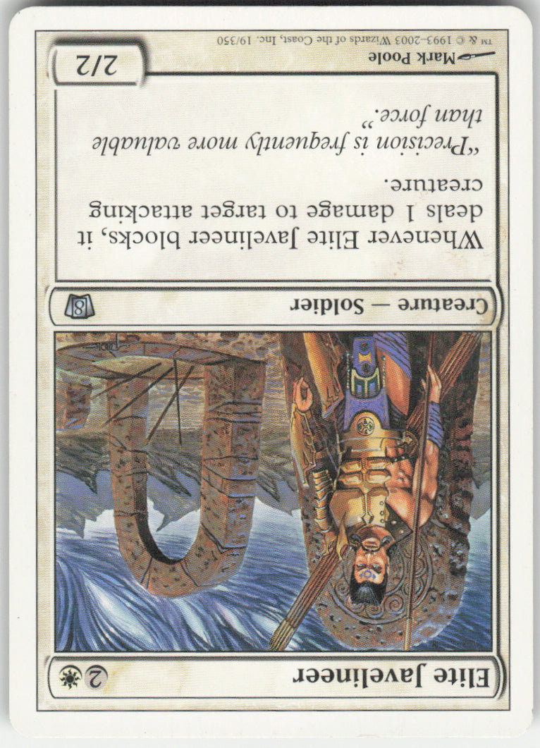 Elite Javelineer #19/350 Non-Foil