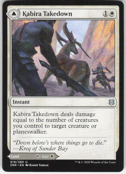 Kabira Takedown // Kabira Plateau #19/280 Non-Foil