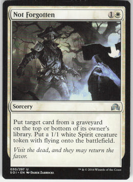 Not Forgotten #30/297 Non-Foil