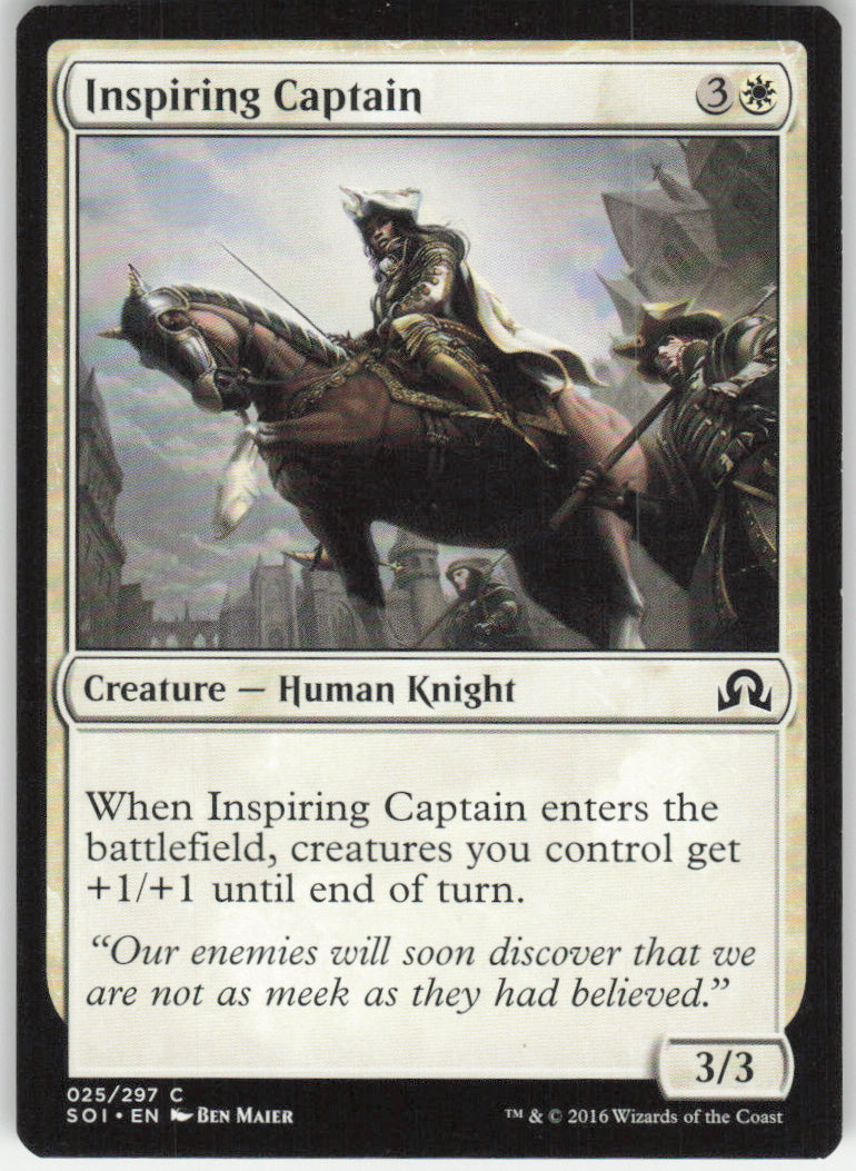 Inspiring Captain #25/297 Non-Foil