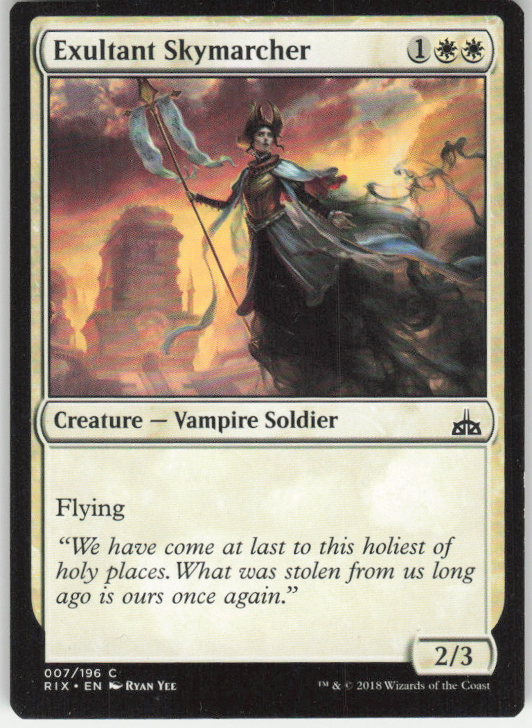 Exultant Skymarcher #7/196 Non-Foil
