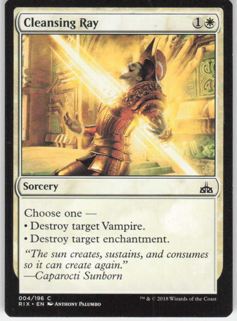 Cleansing Ray #4/196 Non-Foil