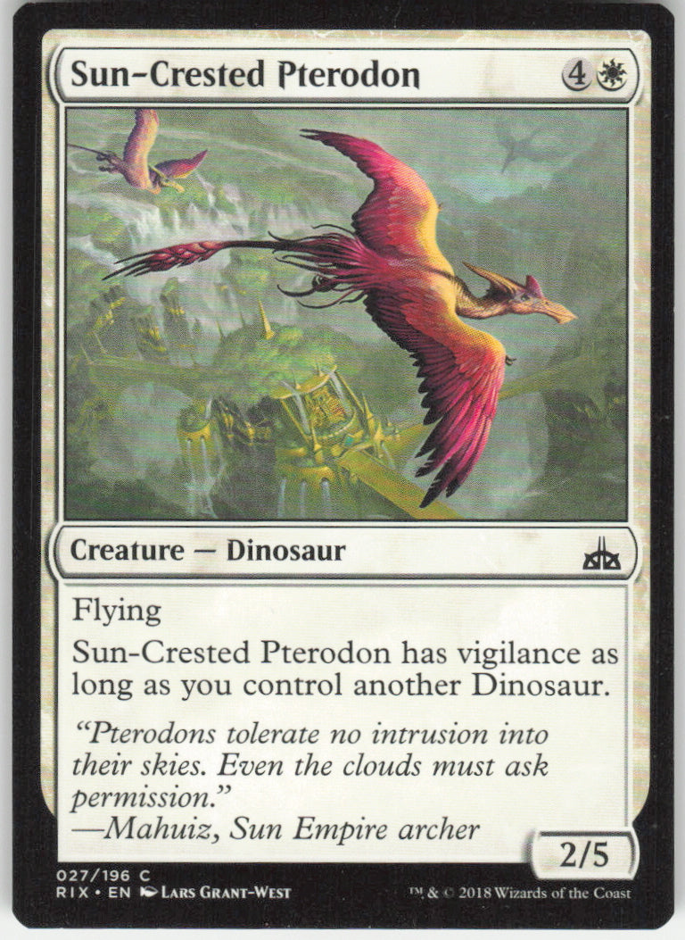 Sun-Crested Pterodon #27/196 Non-Foil
