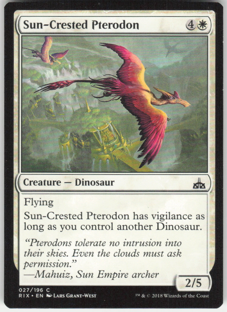 Sun-Crested Pterodon #27/196 Non-Foil
