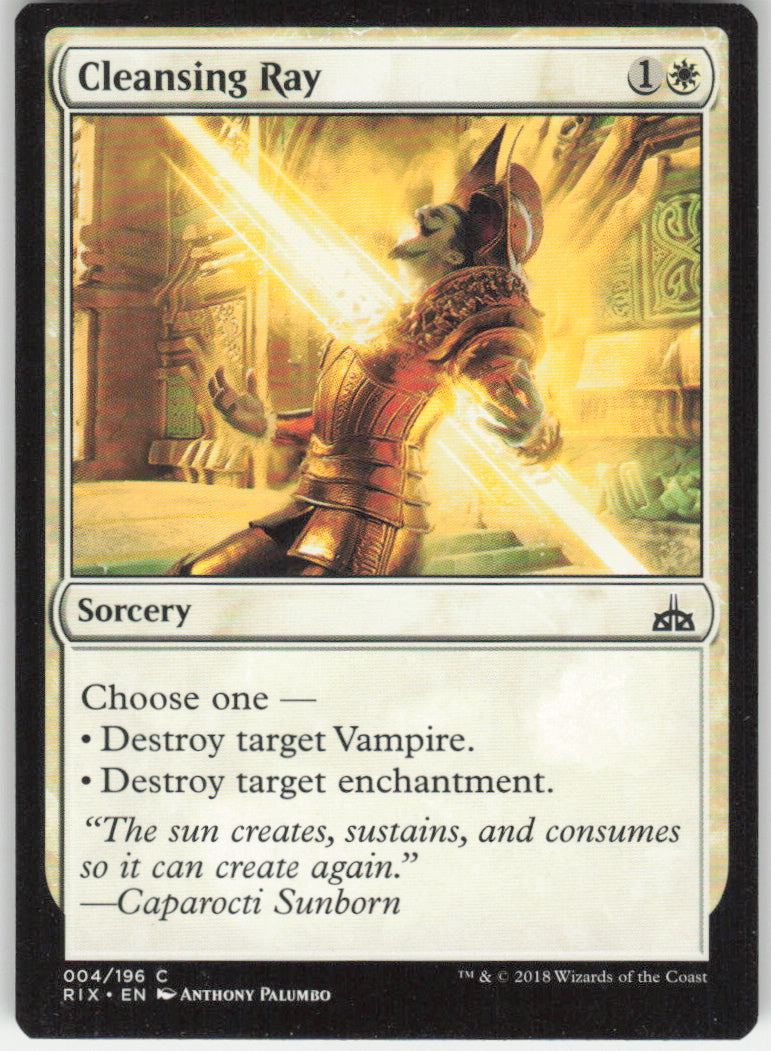 Cleansing Ray #4/196 Non-Foil