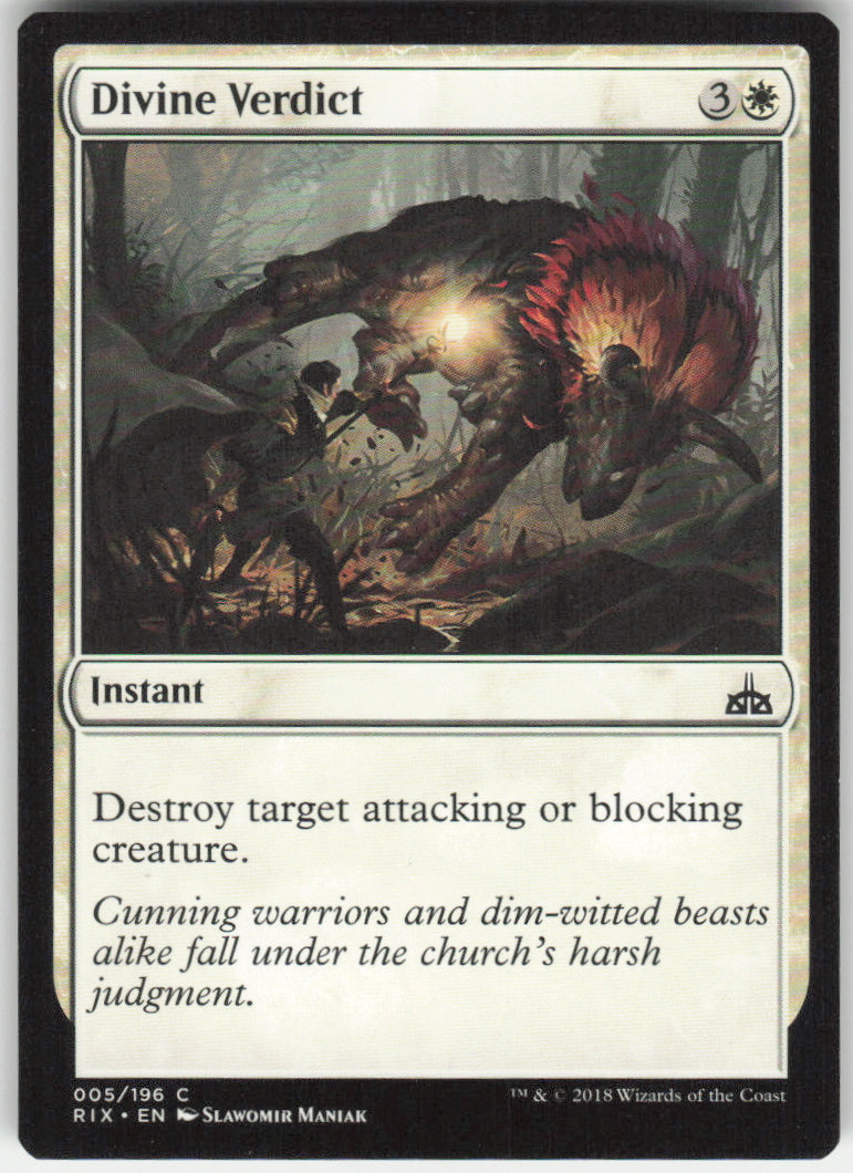 Divine Verdict #5/196 Non-Foil