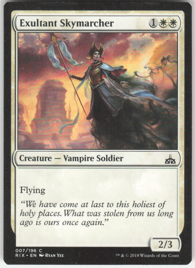 Exultant Skymarcher #7/196 Non-Foil