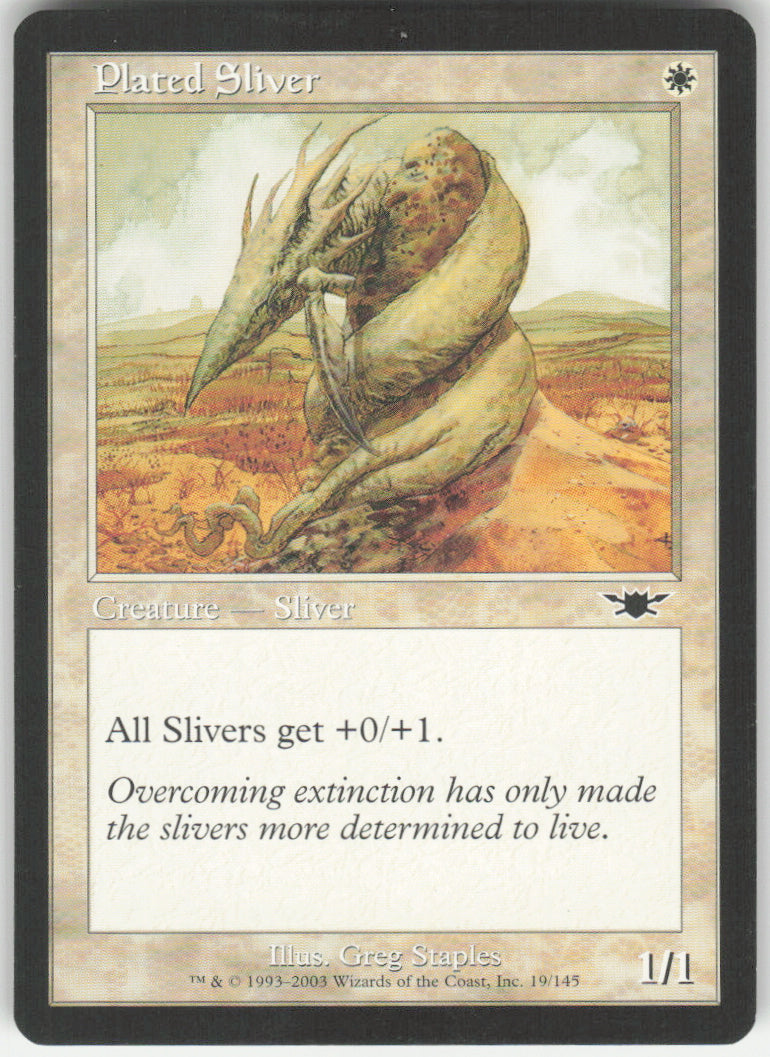 Plated Sliver #19/145 Non-Foil