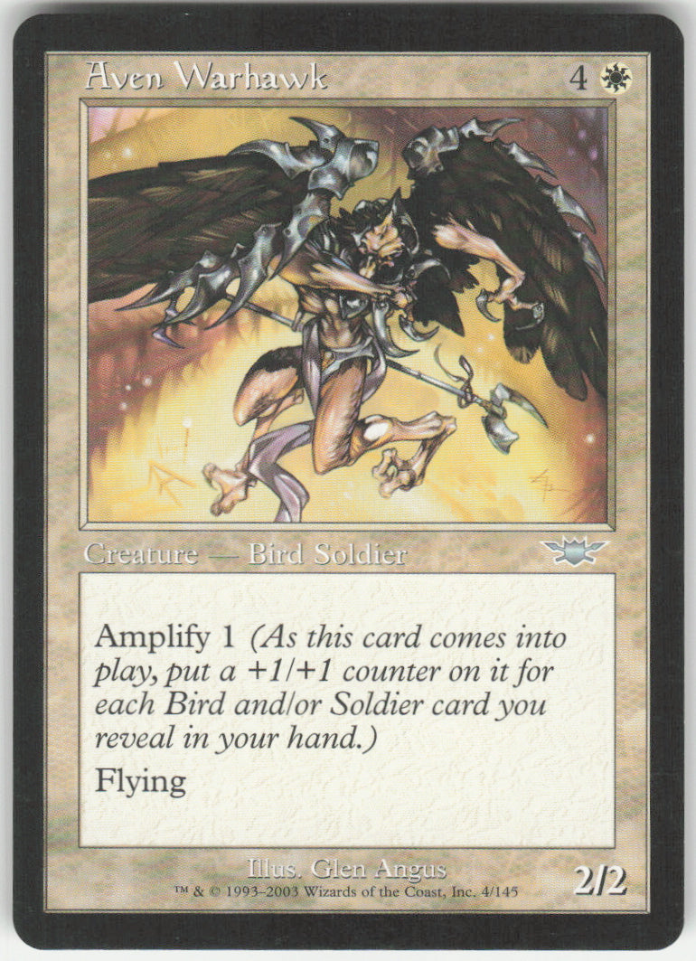 Aven Warhawk #4/145 Non-Foil