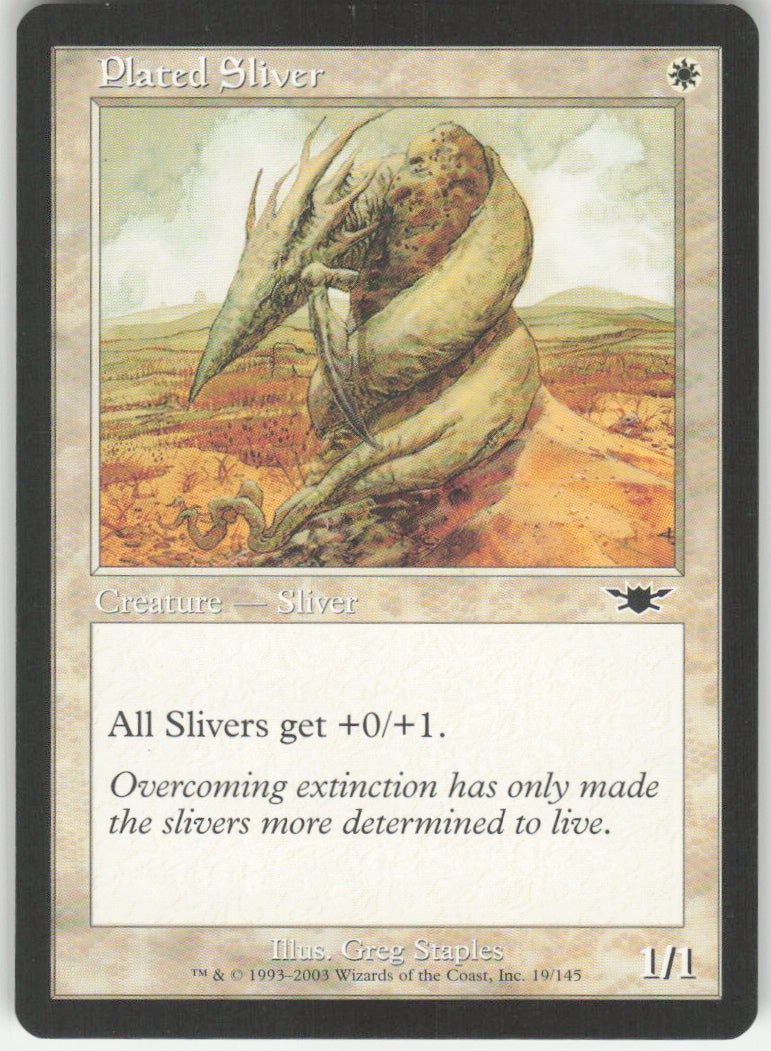 Plated Sliver #19/145 Non-Foil