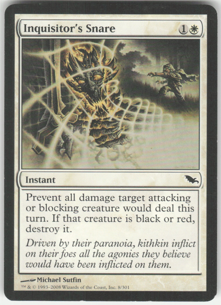 Inquisitor's Snare #8/301 Non-Foil
