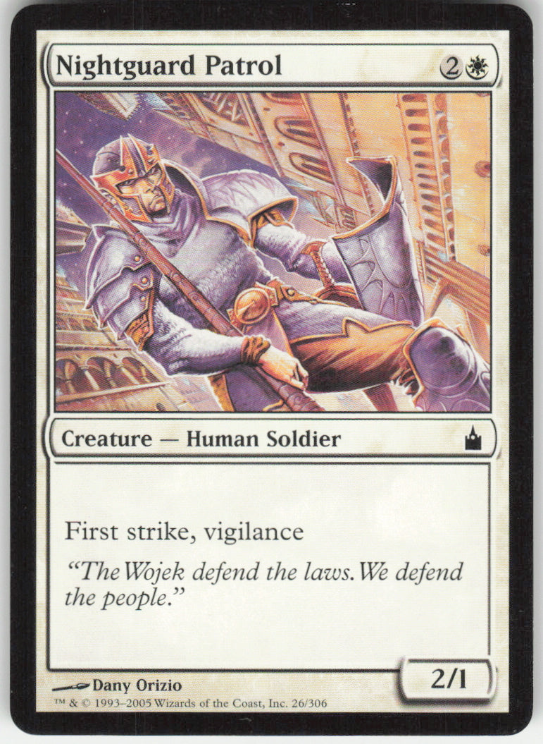 Nightguard Patrol #26/306 Non-Foil